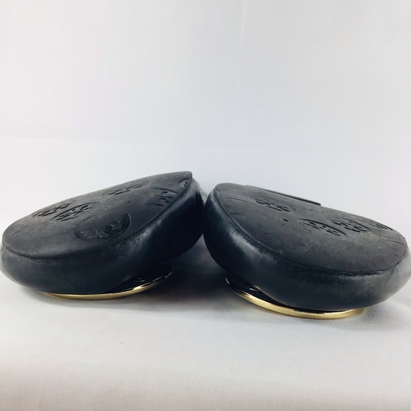 💙 TORY BURCH Ballerina Flats Gold Logo - Picture 12 of 15